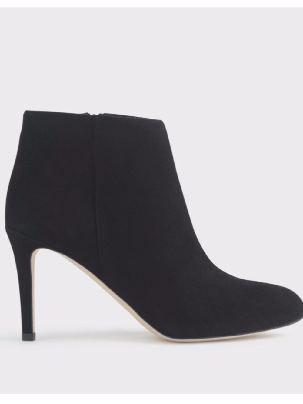 J.CREW Collection METROPOLITAN Black Suede ANKLE booties Shoes SZ 6.5 - ITALY